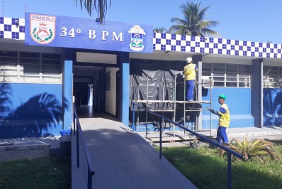 Governo do Estado inicia obras de reforma do 34° batalhão de Magé