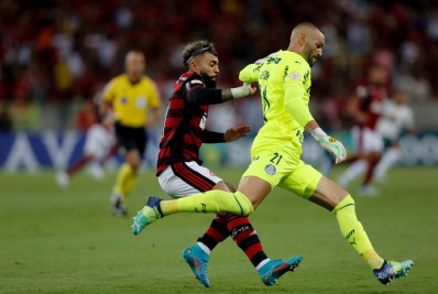 'Palmeiras não assustou a gente em nenhum momento', disse Gabigol, atacante do Flamengo