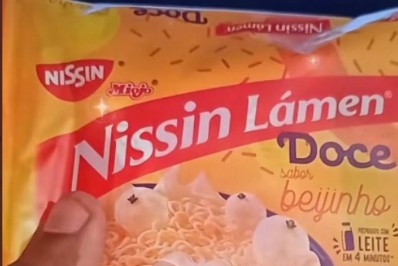 Lançamento de miojo sabor doce intriga internautas nas redes sociais