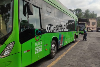 Manutenção dos ônibus elétricos do Tarifa Zero tem início em Volta Redonda