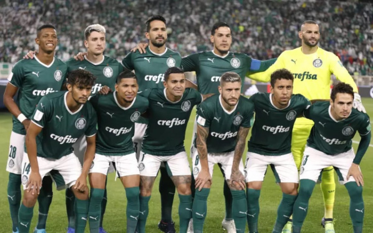 Time do Palmeiras comandado por Abel Ferreira