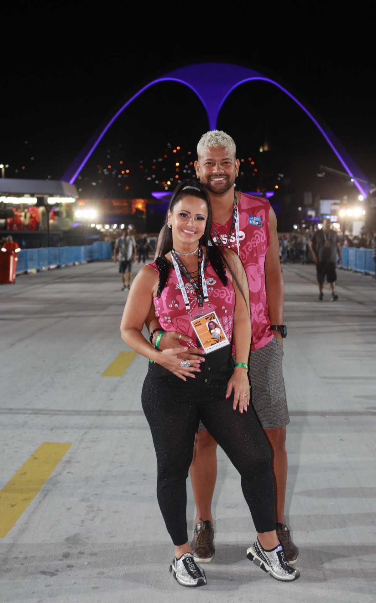 Viviane Ara&uacute;jo e o marido, Guilherme Milit&atilde;o