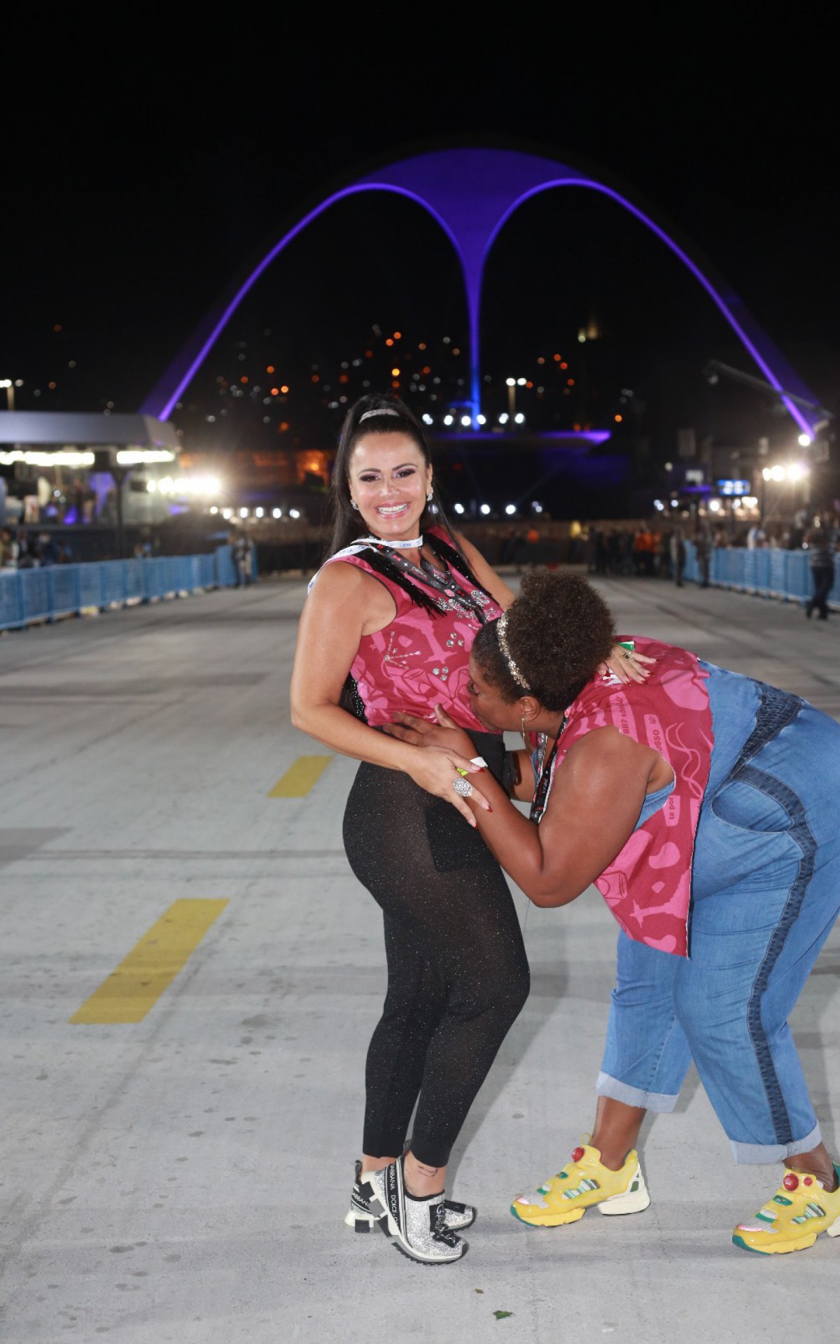 Cacau Protasio e  Viviane Ara&uacute;jo 