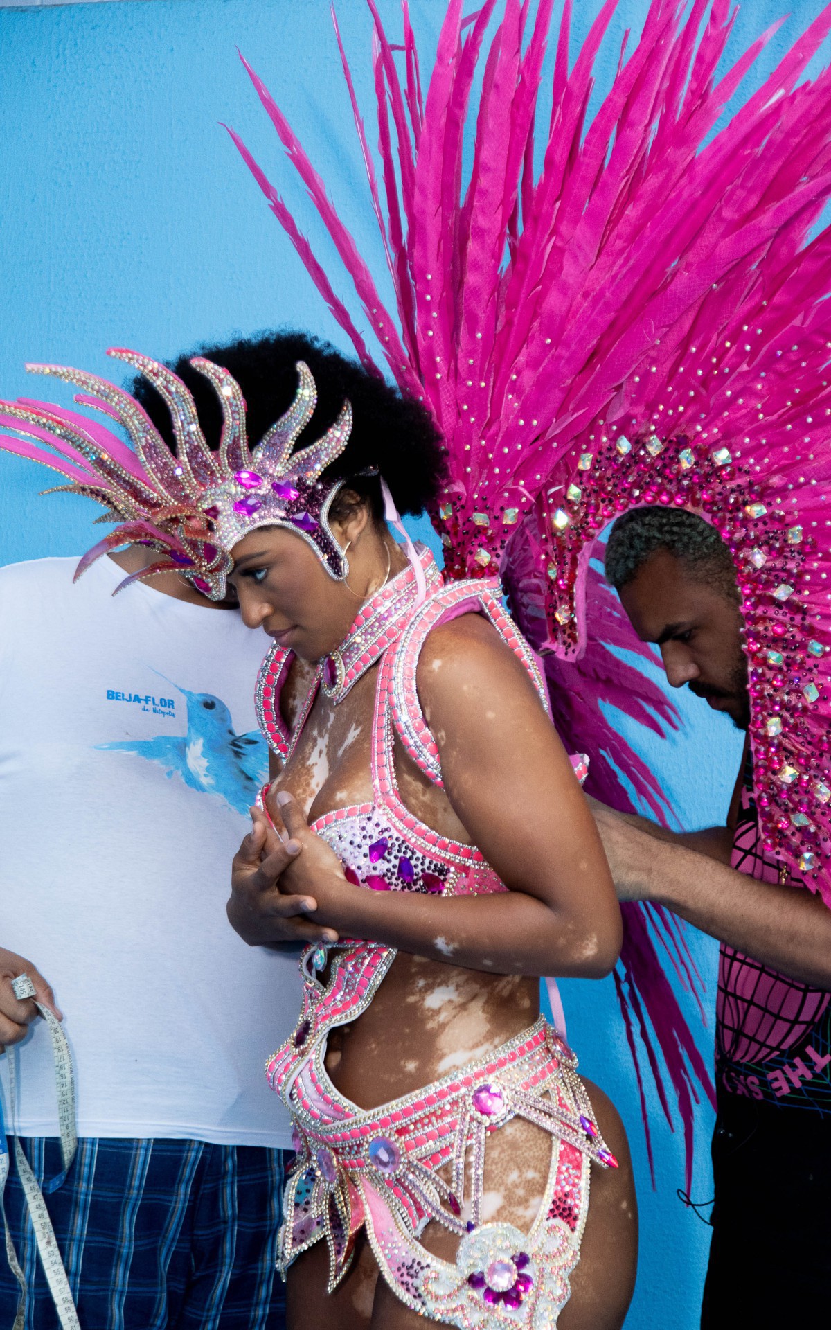 Nat&aacute;lia Deodado j&aacute; est&aacute; se preparando para desfilar pela Beija-Flor de Nil&oacute;polis nesta sexta-feira