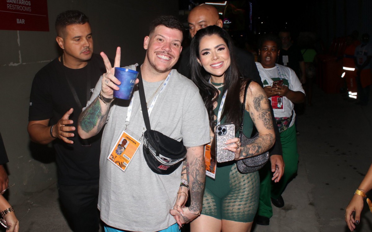 Ferrugem e a esposa, Thais Vasconcelos