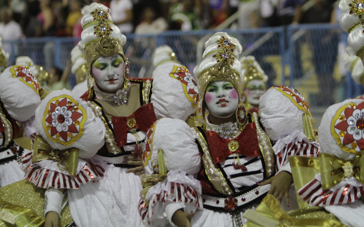 Imperatriz Leopoldinense - Desfile na Marqu&ecirc;s de Sapuca&iacute;, neste segundo dia do Grupo da S&eacute;rie Ouro nesta quinta-feira(21). Foto: Marcos Porto/Agencia O Dia
