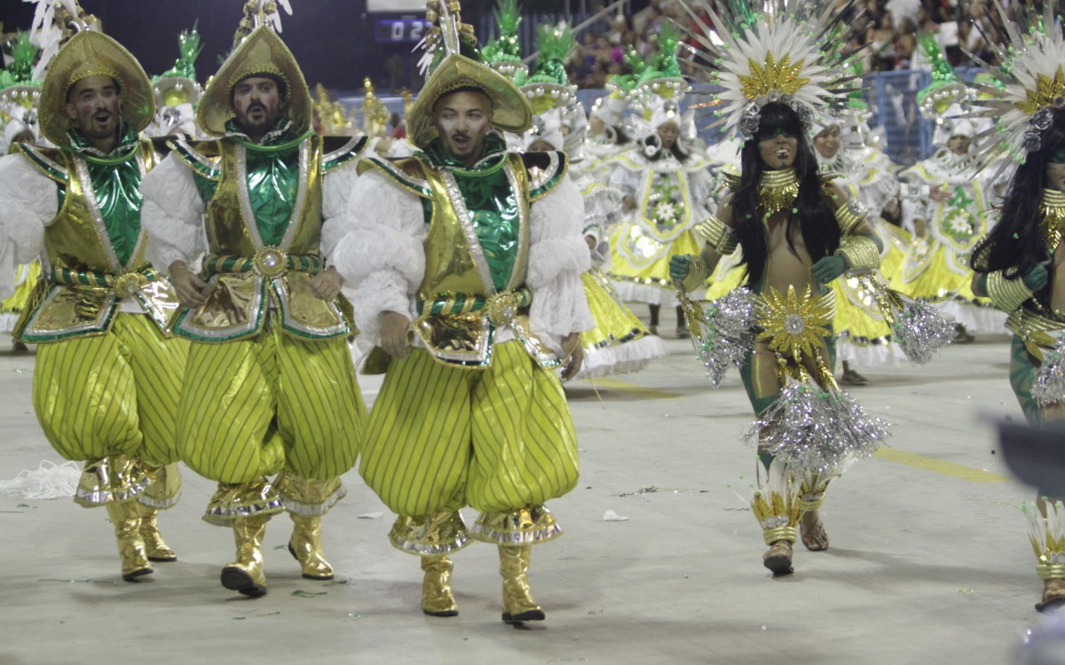 Imperatriz Leopoldinense - Desfile na Marqu&ecirc;s de Sapuca&iacute;, neste segundo dia do Grupo da S&eacute;rie Ouro nesta quinta-feira(21). Foto: Marcos Porto/Agencia O Dia
