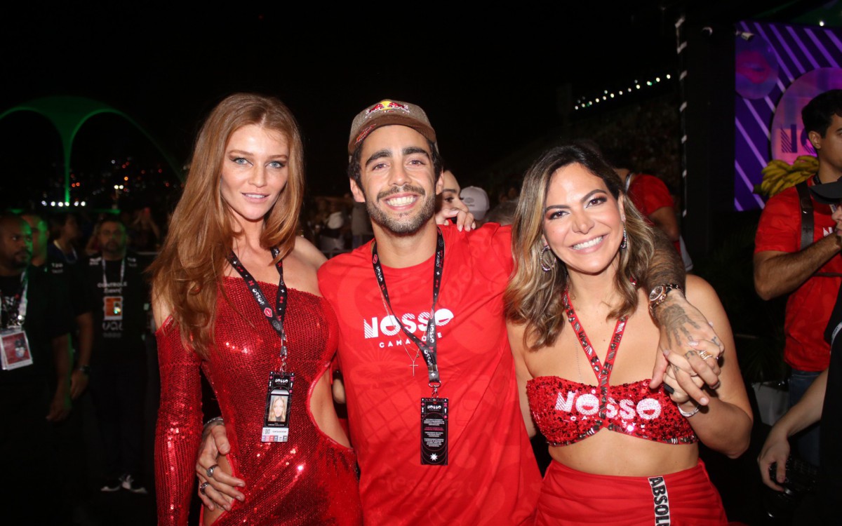 Cintia Diecker, Pedro Scooby e Carol Sampaio