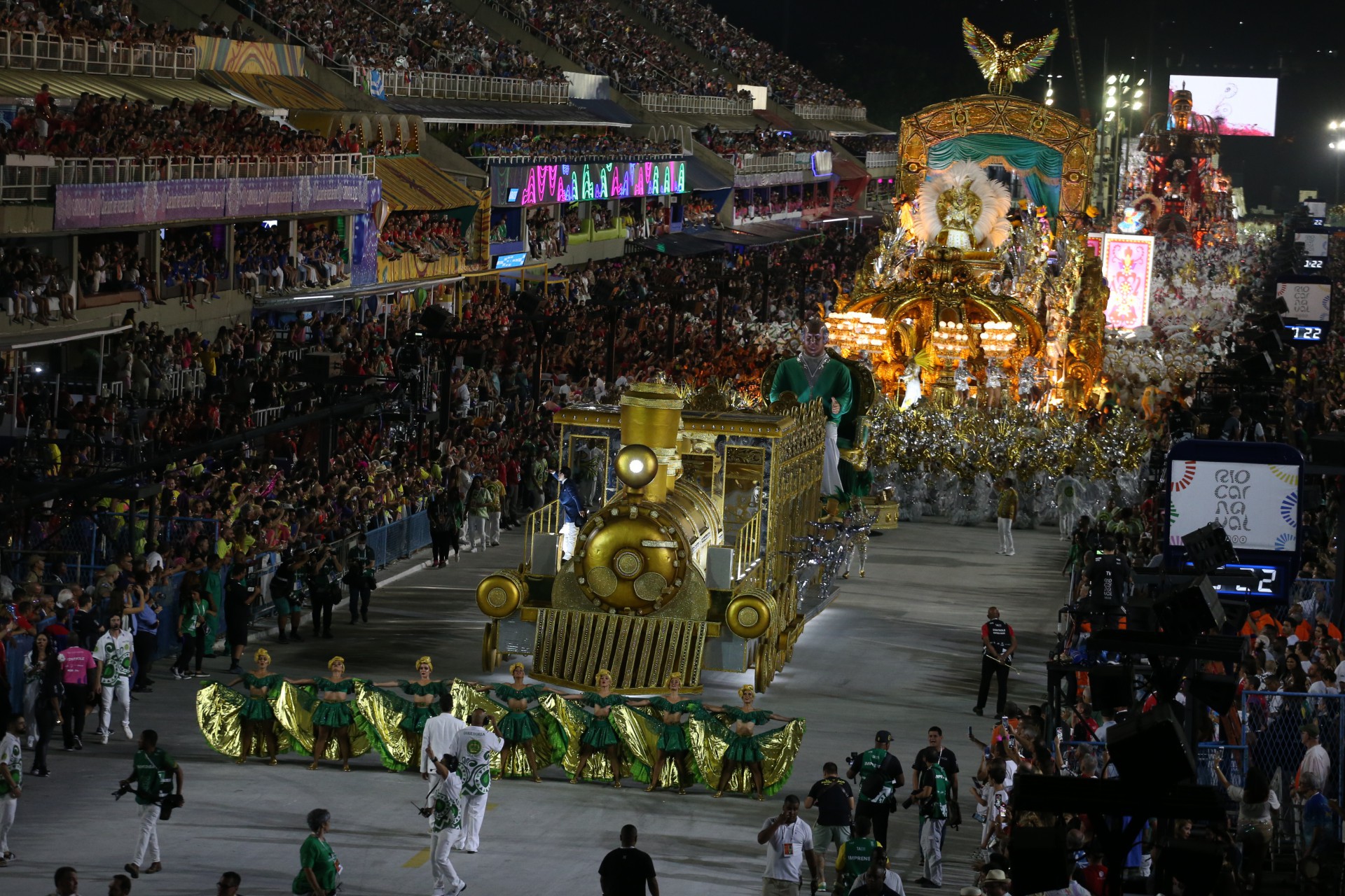 Imperatriz abriu a segunda noite de desfiles do Grupo Especial na Sapucaí - Cleber Mendes / Agência O Dia