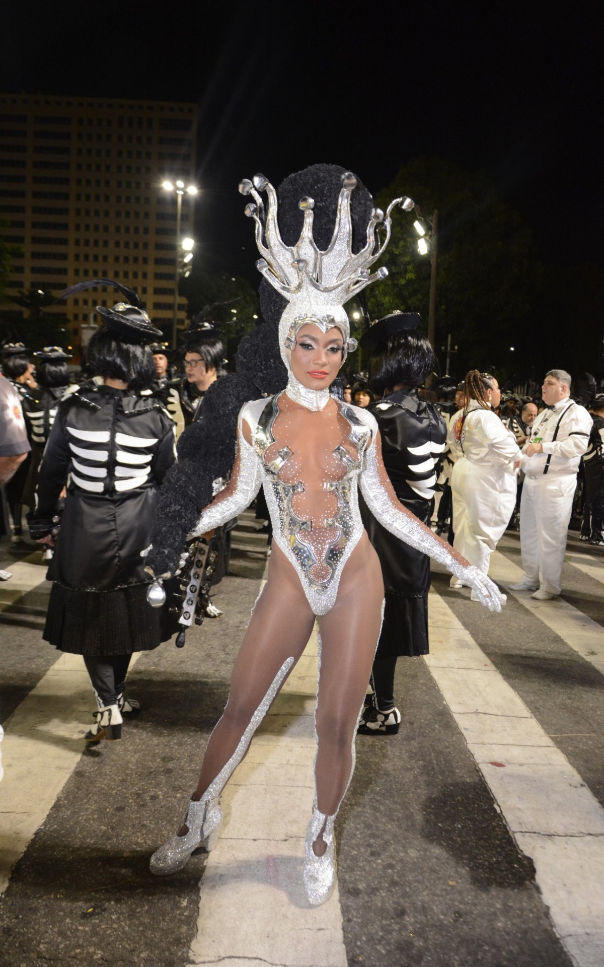 Erika Januza é a rainha de bateria da Viradouro - Ag. News