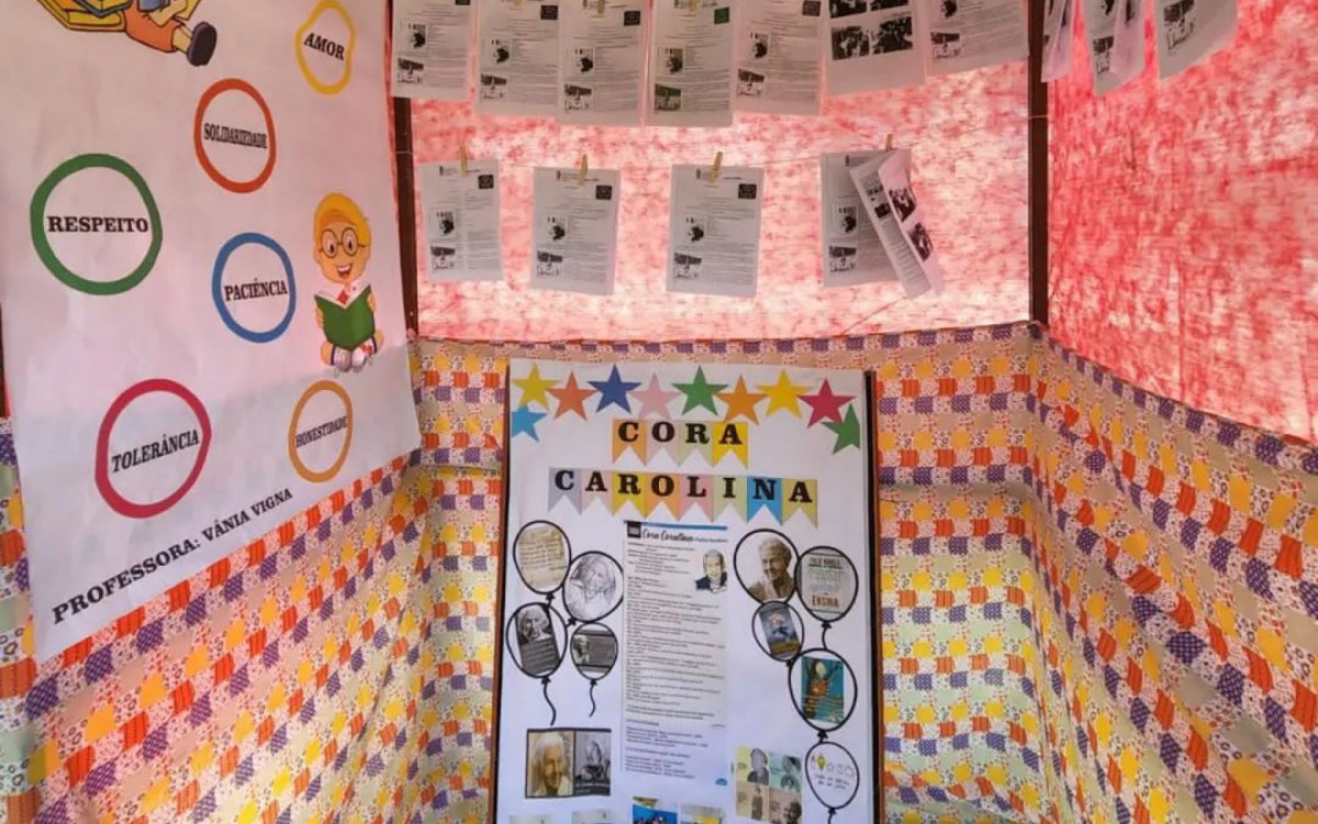 A poetisa Cora Coralina foi a homenageada desse evento