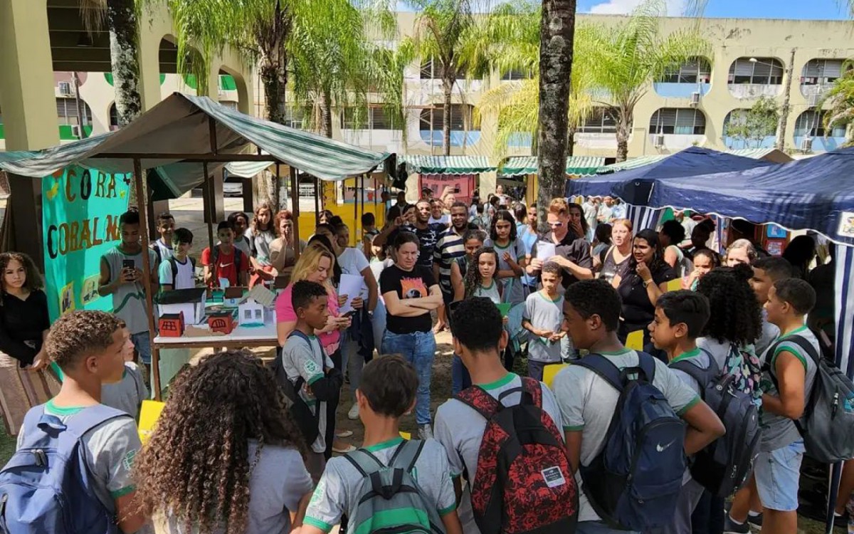 Ap&oacute;s dois anos de pandemia, os alunos puderam novamente participar de atividades em grupo