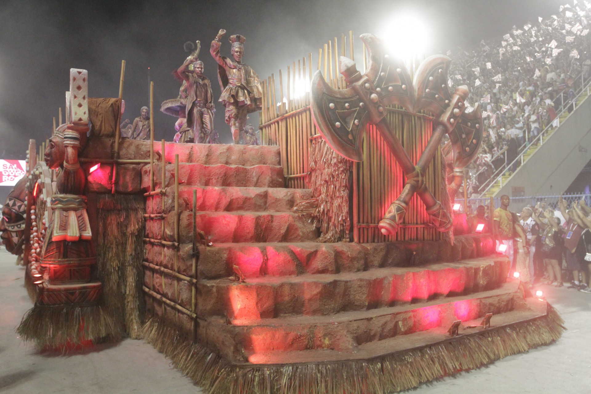 Salgueiro foi a terceira escola desde s&aacute;bado - Marcos Porto/Agencia O Dia