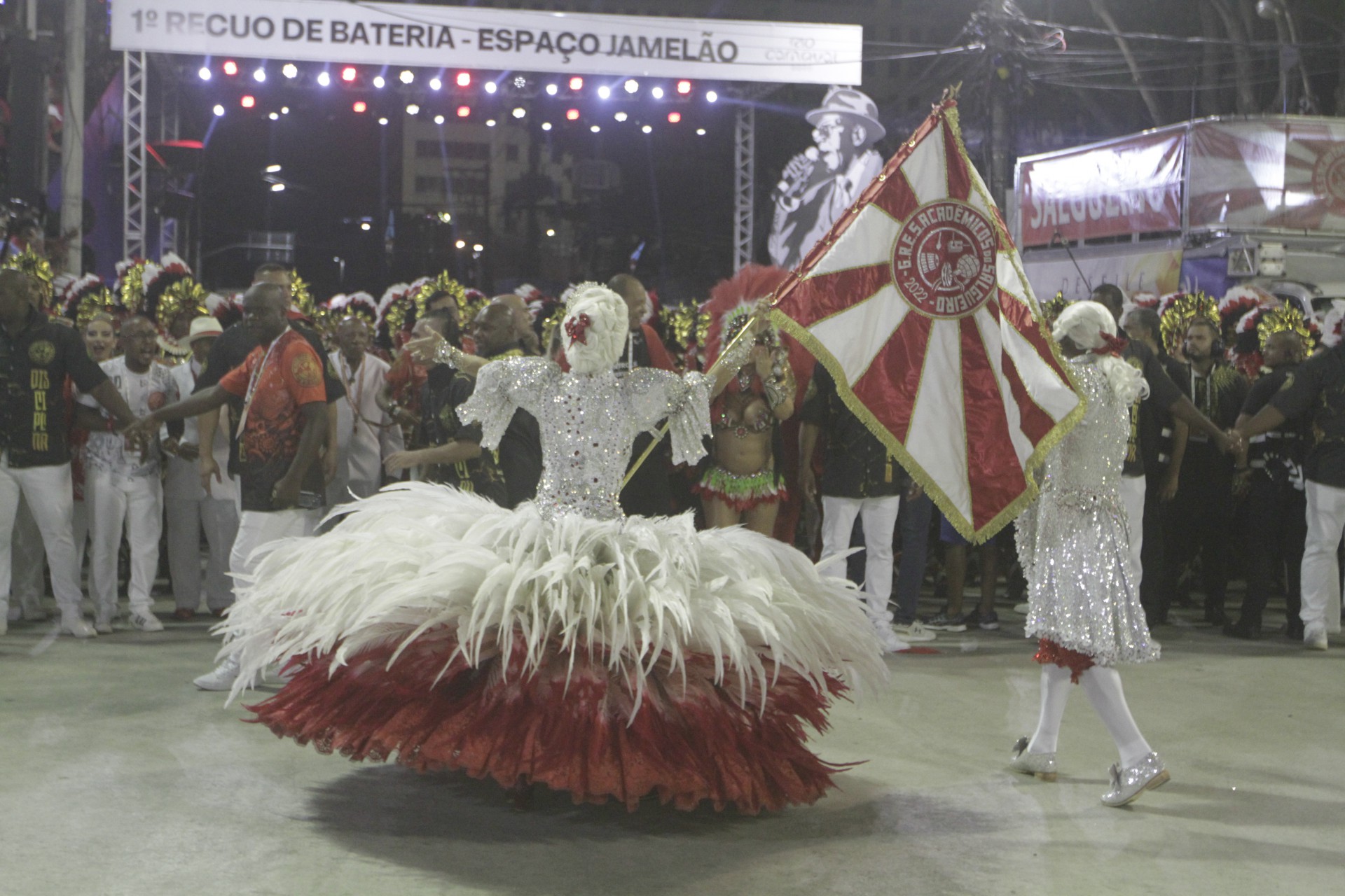 Salgueiro foi a terceira escola desde s&aacute;bado - Marcos Porto/Agencia O Dia