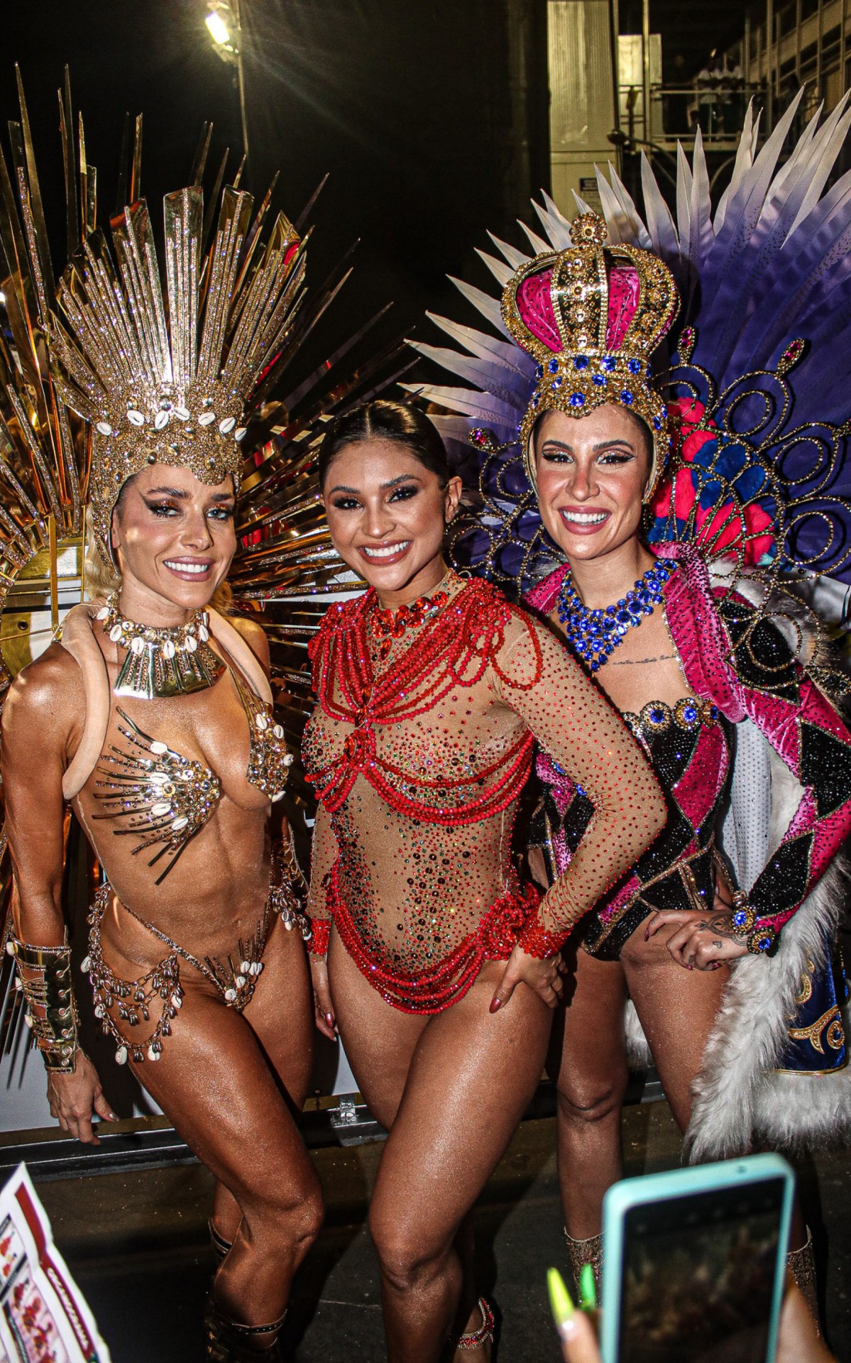 Monique Alfradique, Mileide Mihaile e Bianca Andrade