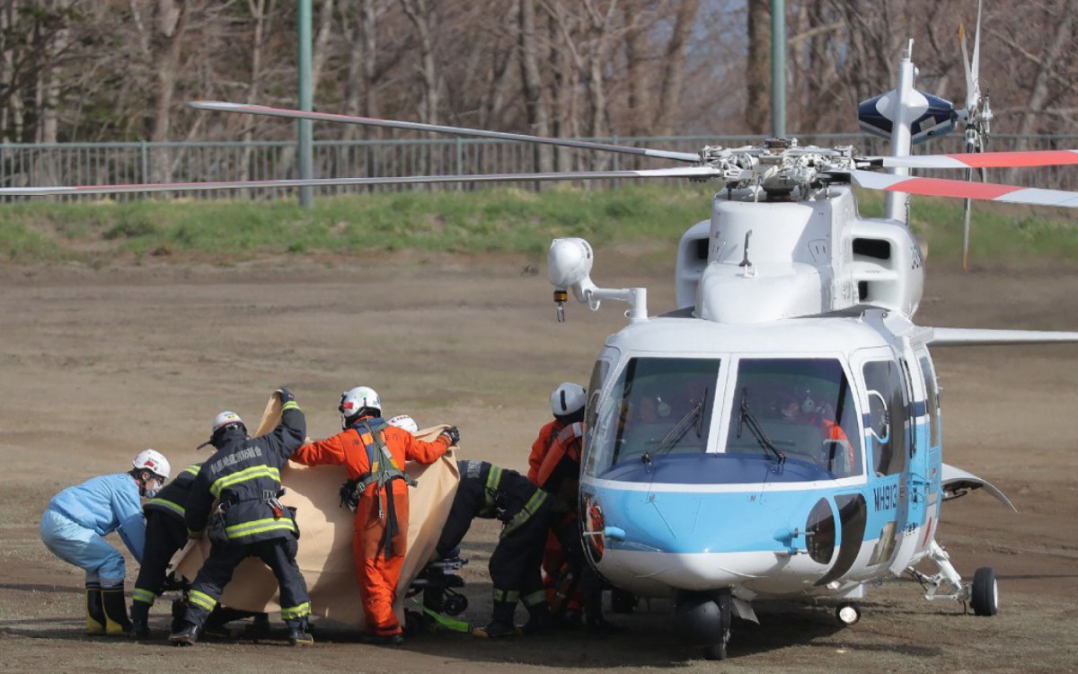 Dez v&iacute;timas fatais do naufr&aacute;gio no Jap&atilde;o s&atilde;o sete homens e tr&ecirc;s mulheres  