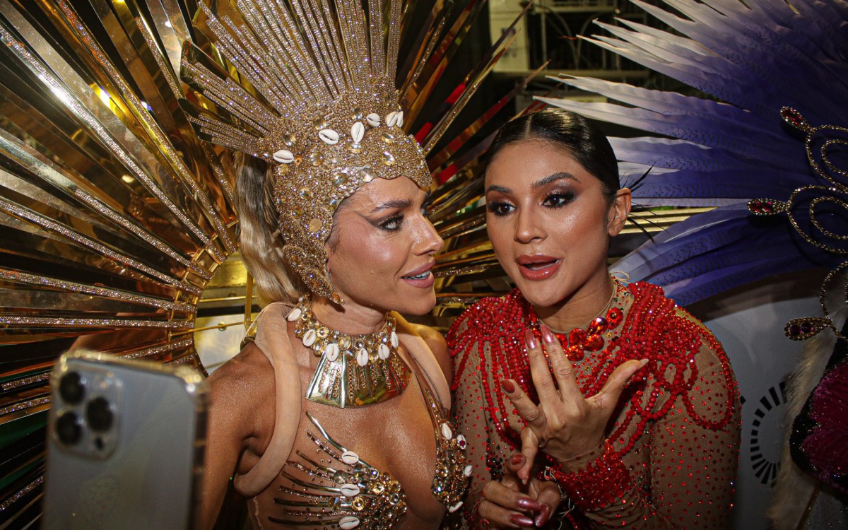 Monique Alfradique e Mileide Mihaile