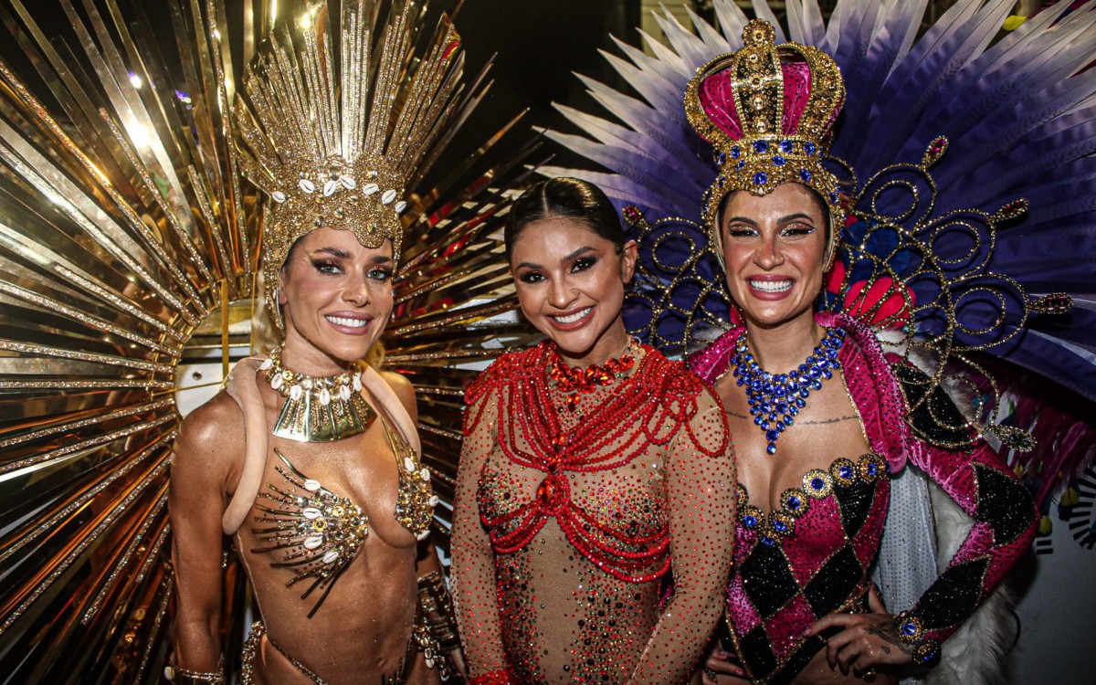Monique Alfradique, Mileide Mihaile e Bianca Andrade