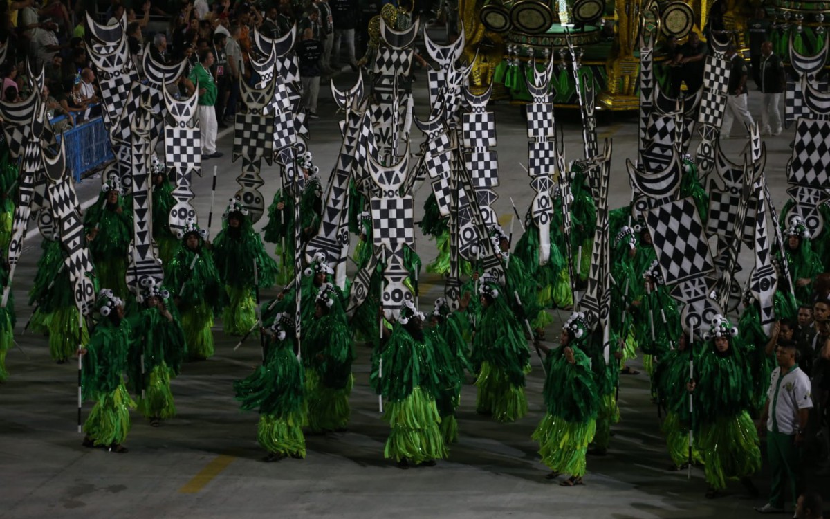 Mocidade foi a terceira escola a se apresentar na Sapuca&iacute; neste segundo dia de desfiles