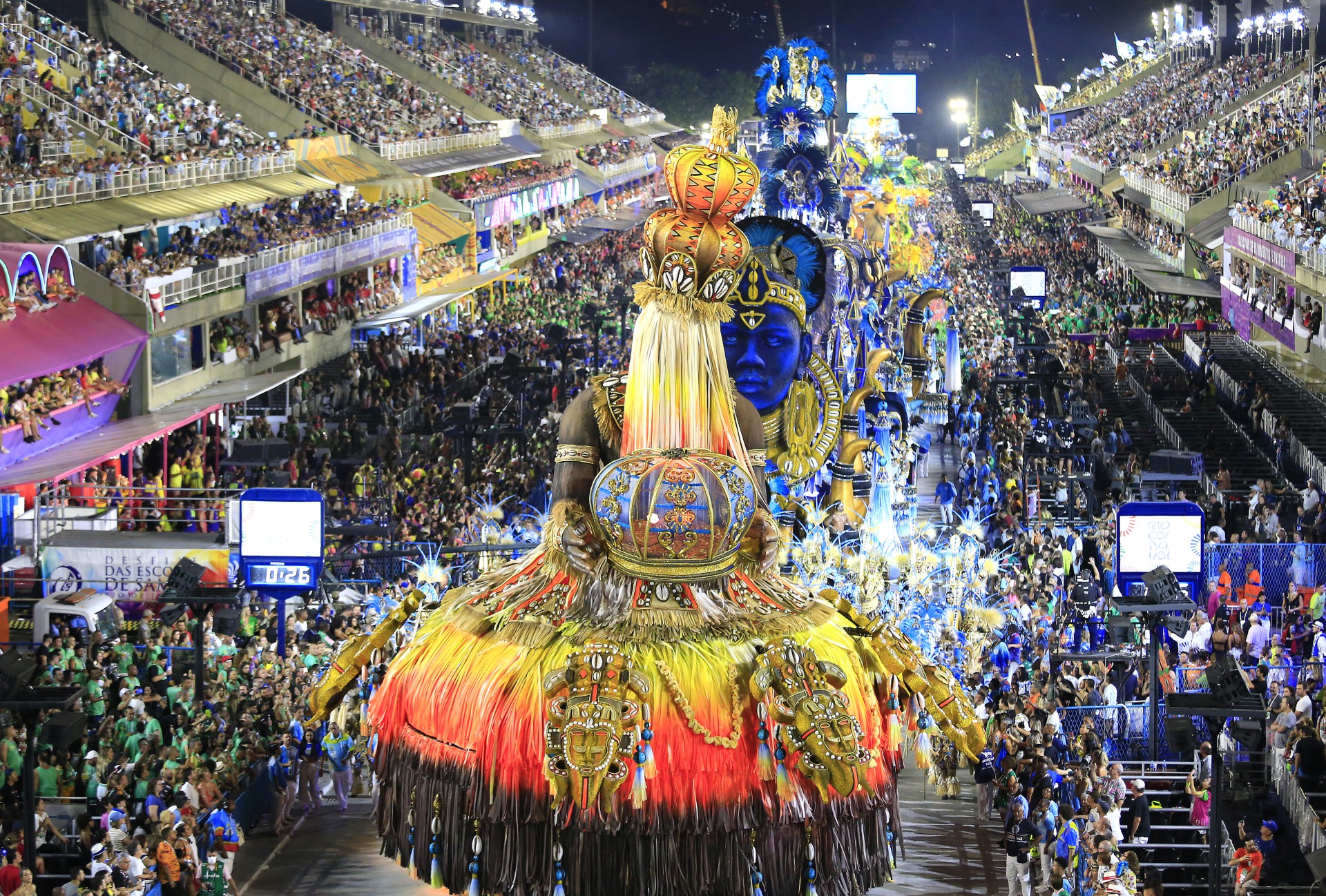 Vila Isabel fechou a participação das escolas de samba do Especial - Marco Antonio Teixeira/ RioTur