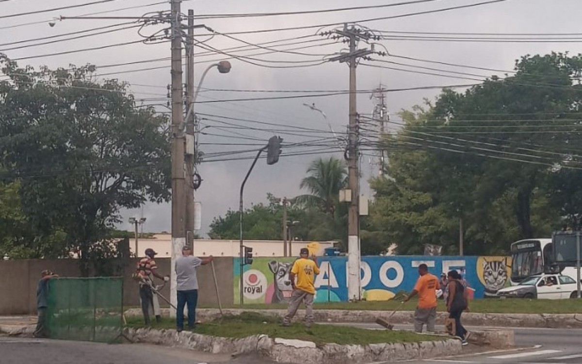 Trabalhos de manuten&ccedil;&atilde;o continuam em Volta Redonda - Divulga&ccedil;&atilde;o