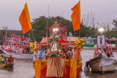 Procissão fluvial no Paraíba é marcada por muita fé e emoção na festa da Padroeira de Atafona