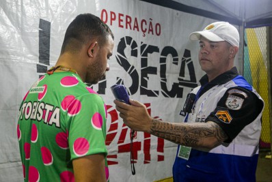 Operação Lei Seca faz 54 ações de fiscalização no estado durante o carnaval