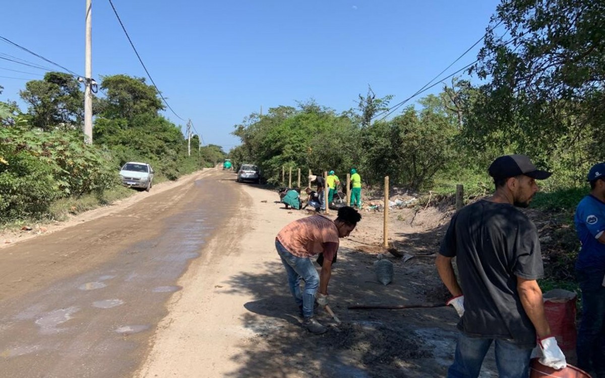 Fiscaliza&ccedil;&atilde;o retira mais uma constru&ccedil;&atilde;o irregular do Parque do Mico-le&atilde;o-dourado, no segundo distrito de Cabo Frio