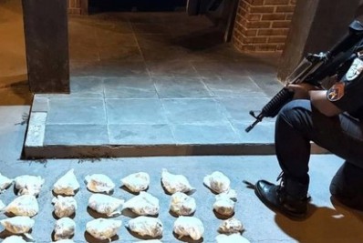Polícia Militar apreende grande quantidade de drogas no Dr. Thouzet