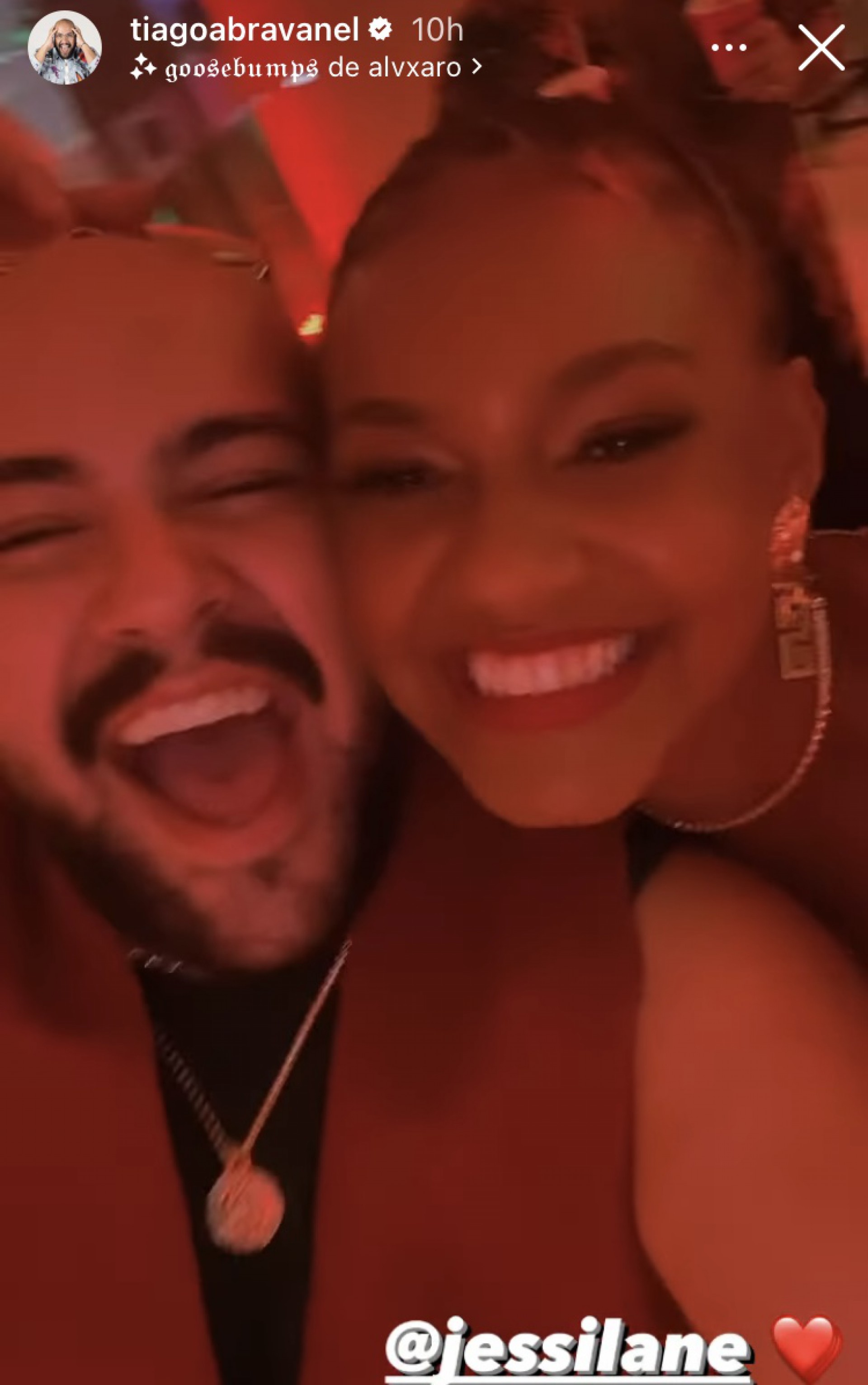 Tiago Abravanel reencontra Jessilane em festa de Ludmilla e relembra a promessa da festa de 15 anos - Reprodução / Instagram
