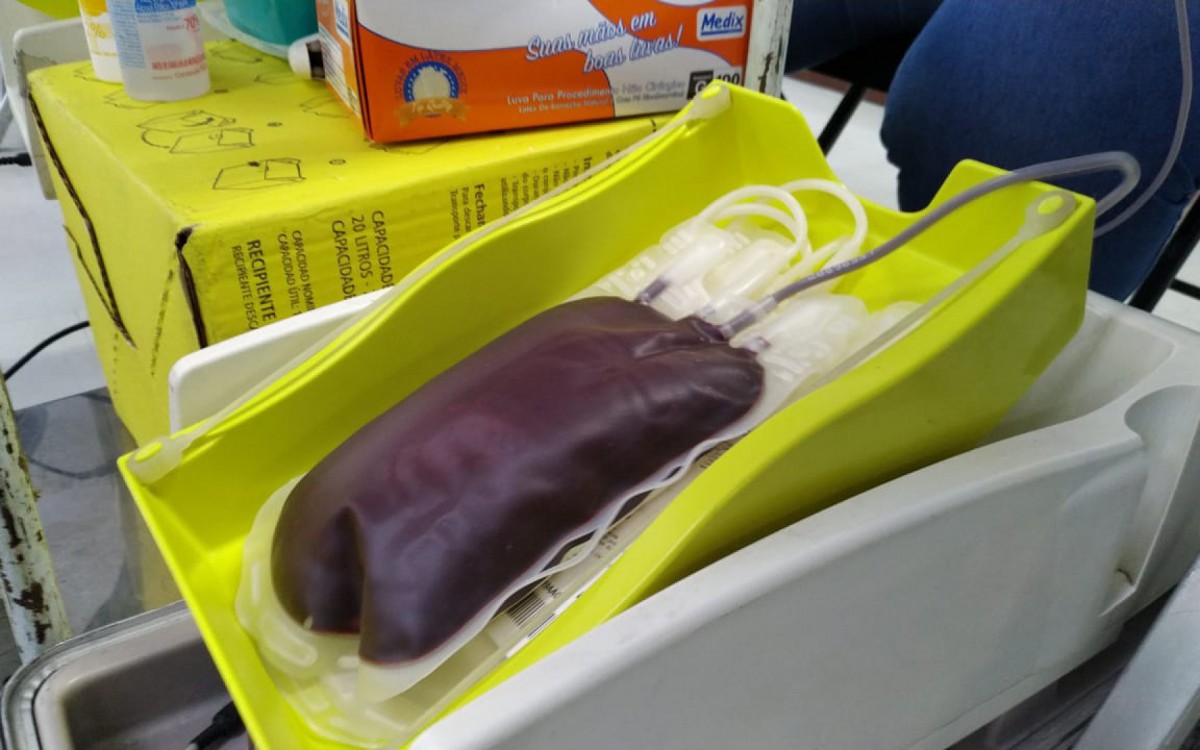 Ação de doação de sangue no Hospital Moacyr do Carmo - Divulgação