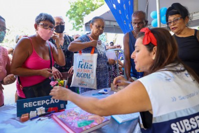 Tenda da Melhor Idade em Meriti passa a contar com sala de coleta avançada para exames de sangue