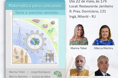 Professores lançam livro comentado sobre matemática para concursos