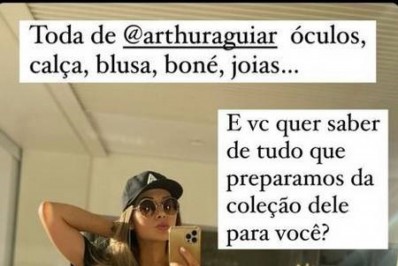 Arthur Aguiar terá linha de roupas e joias: 'Tudo pronto'