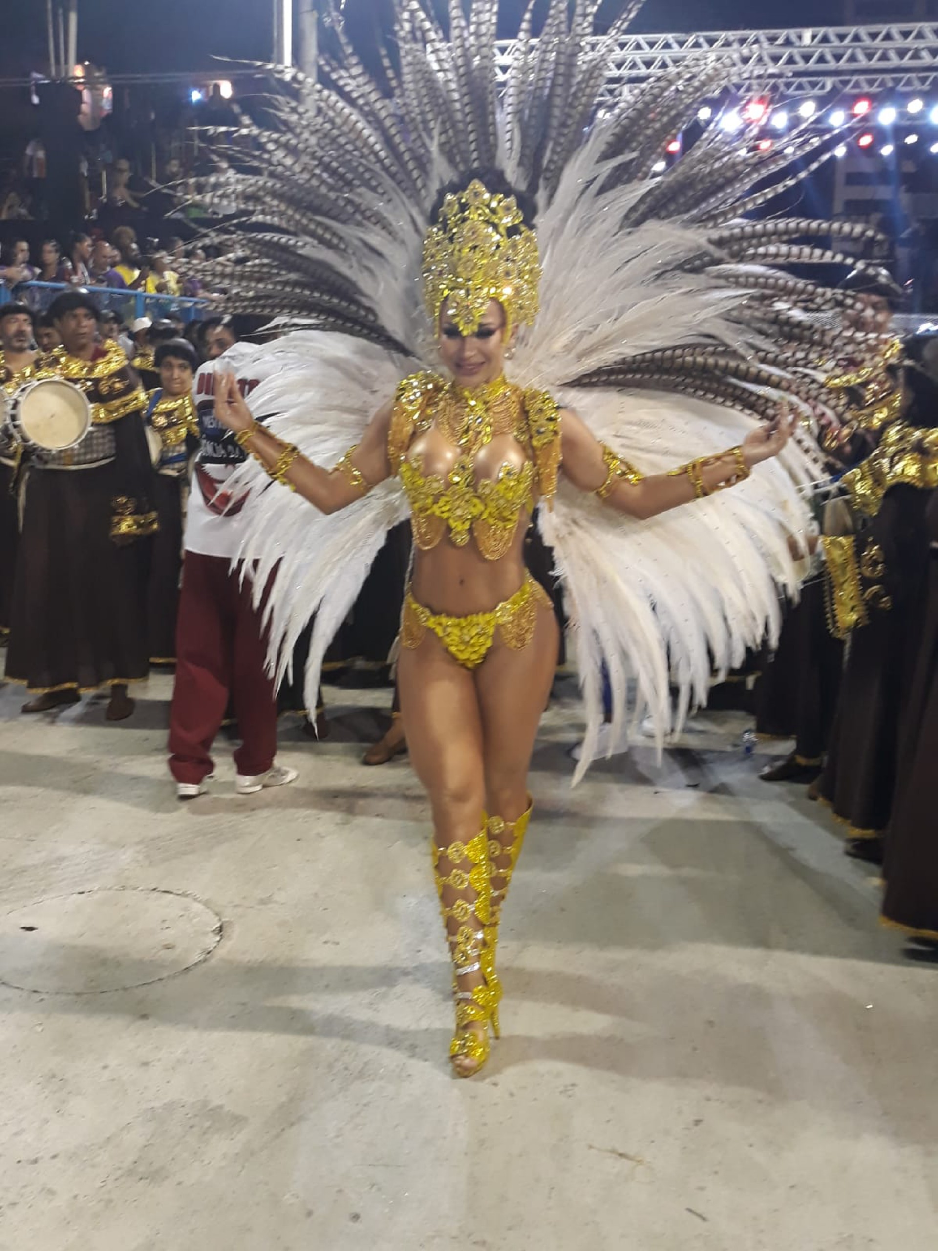 A Rainha de bateria Nat&aacute;lia Lage - Divulga&ccedil;&atilde;o
