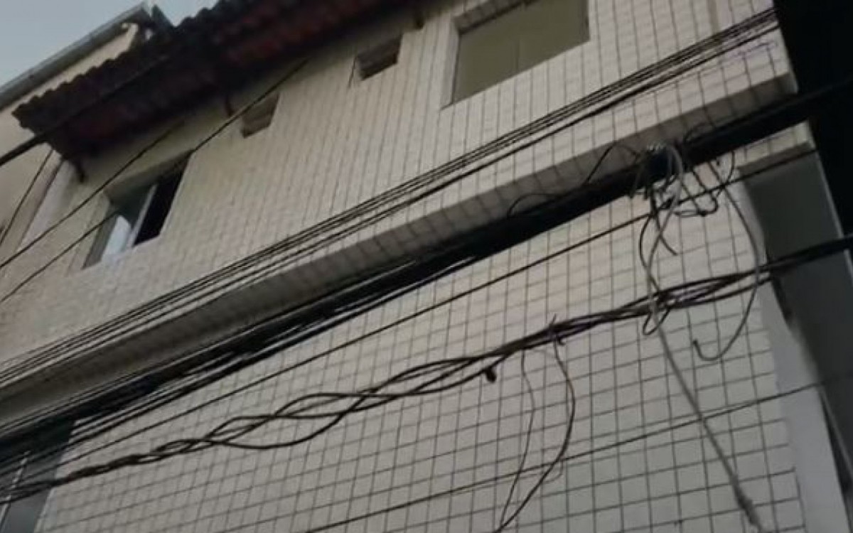 Endereço na Muzema, na Zona Oeste do Rio, alvo da operação contra a milícia que atua na região