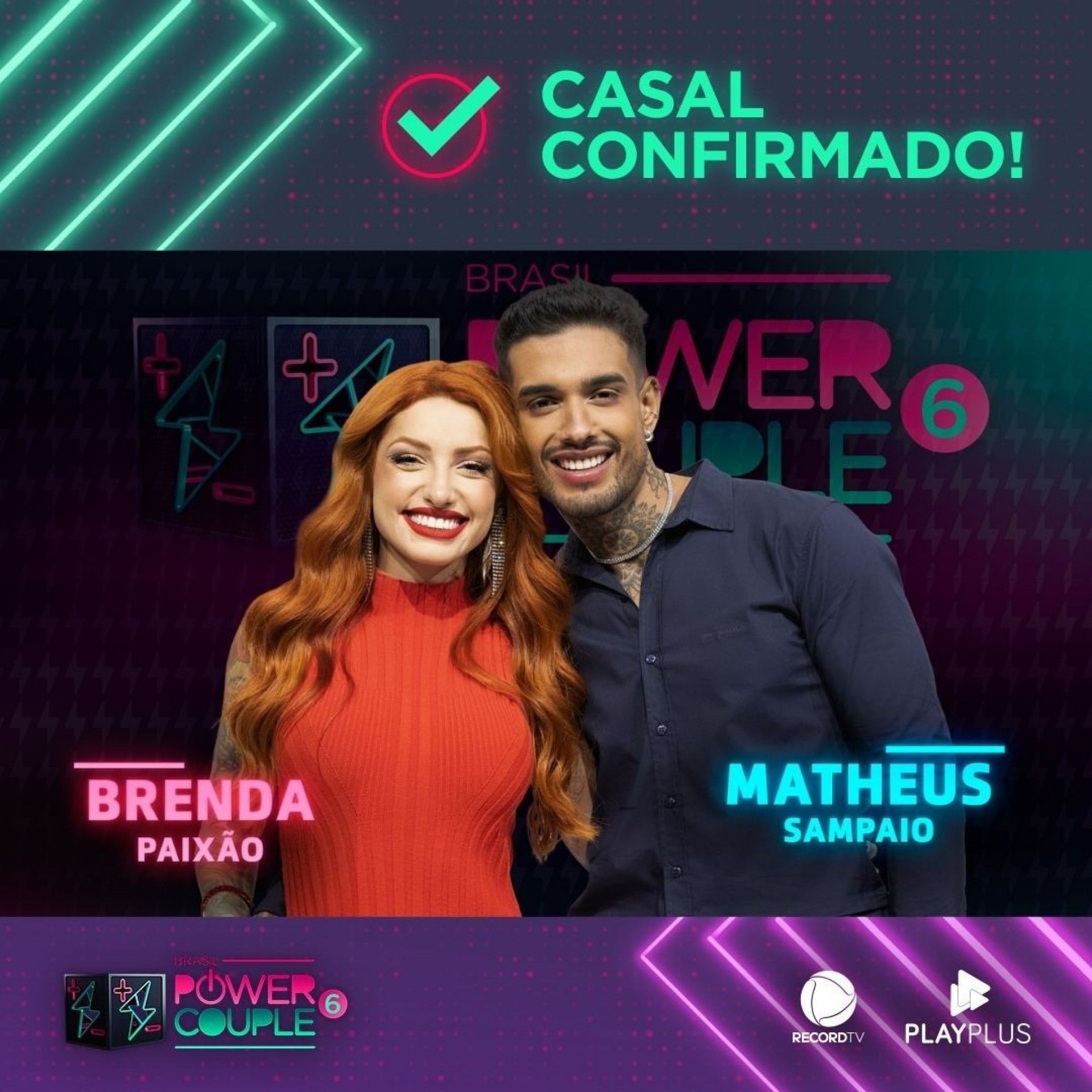 Brenda Paixão e Matheus Sampaio - Divulgação