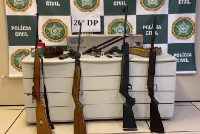 Polícia apreende armas e munições em imóvel no Méier