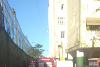 Incêndio atinge Cruzada São Sebastião, na Zona Sul do Rio