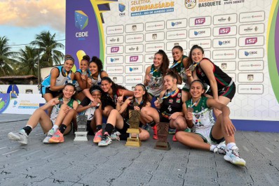 Resultado dos classificados para o Gymnasiade 2022 na modalidade Basquete 3x3