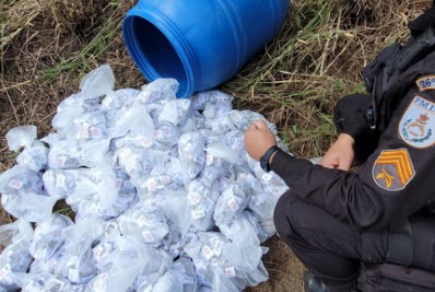 Polícia faz grande apreensão de drogas em Corrêas; prejuízo para o tráfico foi de R$ 80 mil
