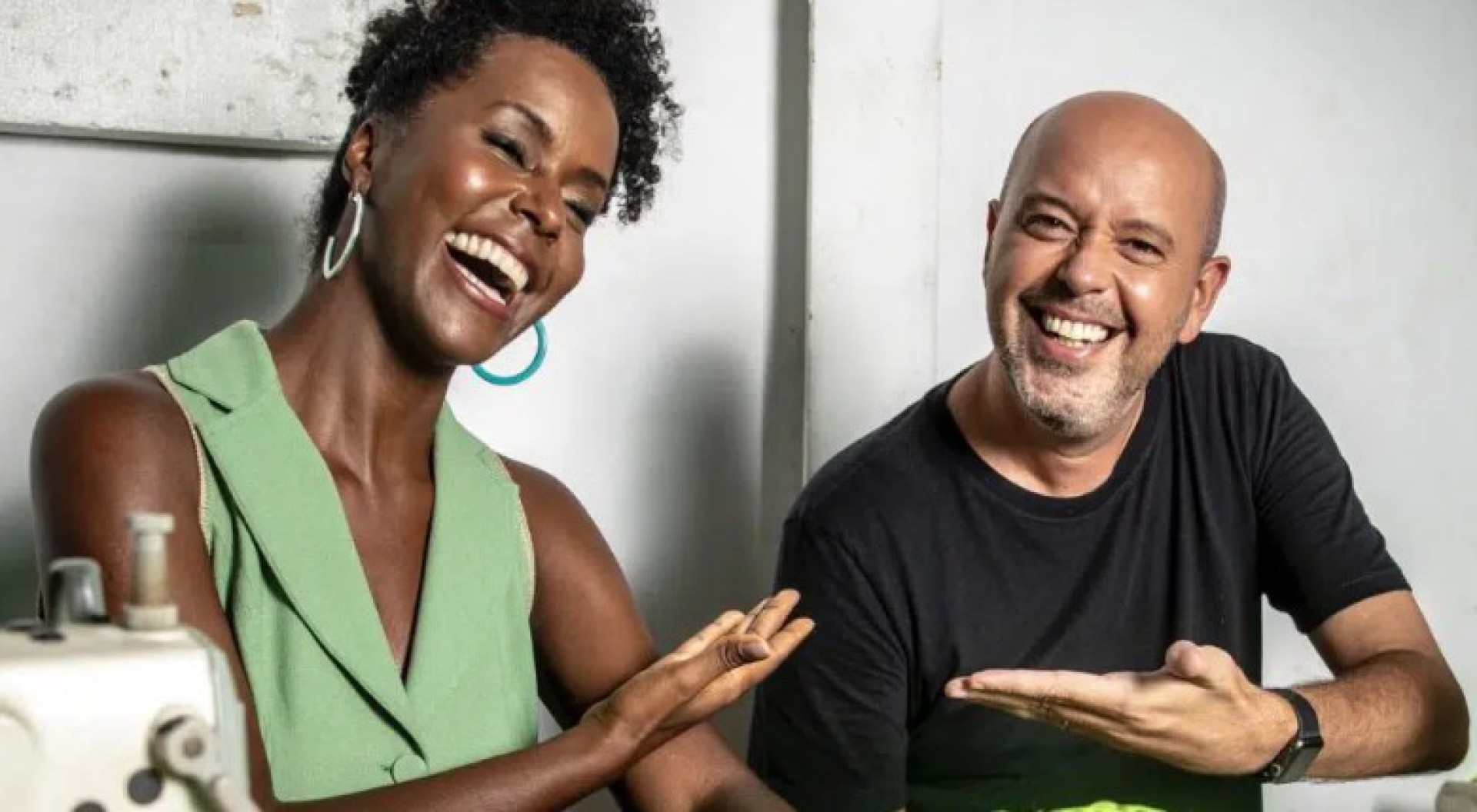 Maju Coutinho e Alex Escobar dividiram o comando do Carnaval carioca na Globo - Globo / João Cotta