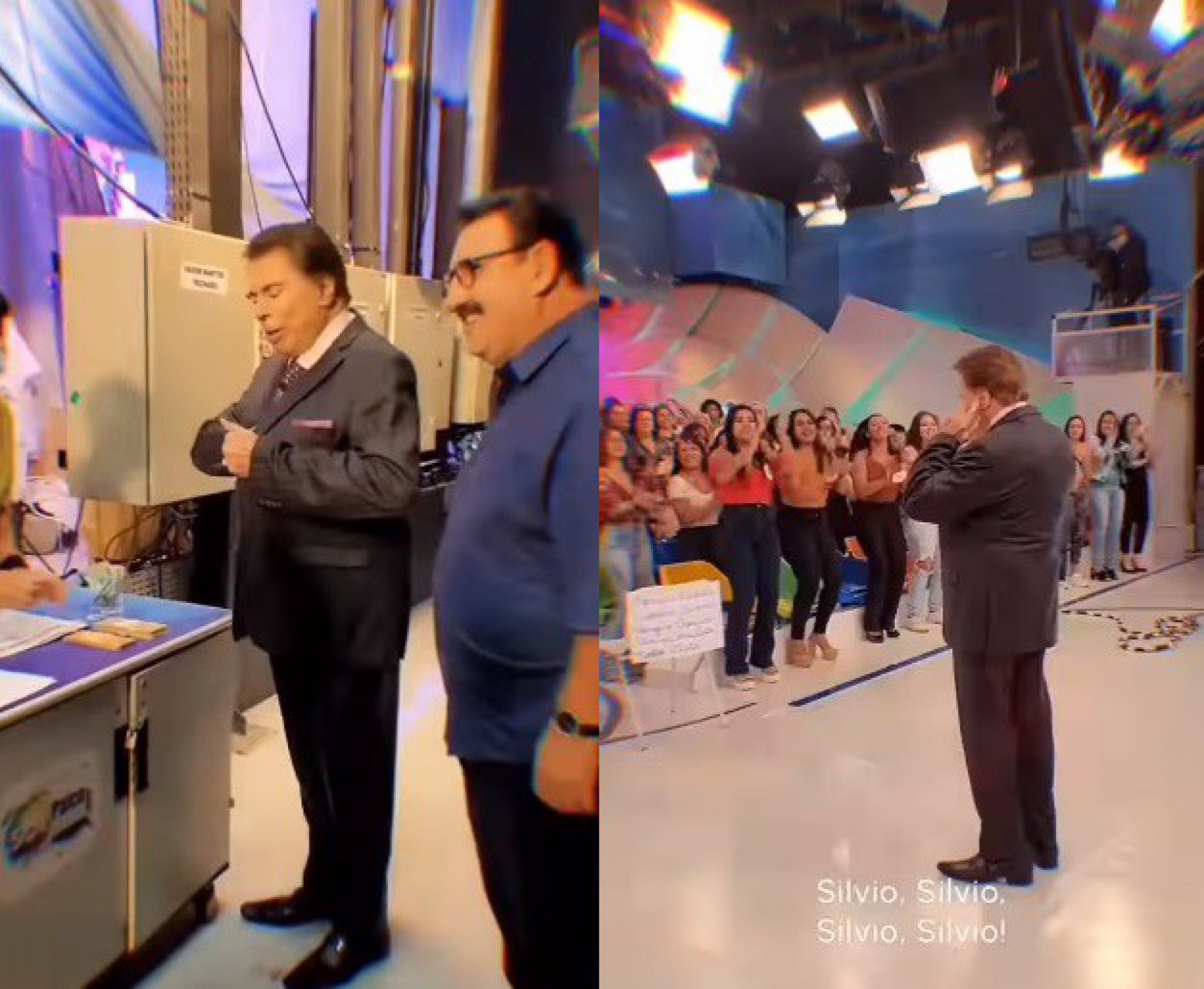 Silvio Santos voltou a gravar seu programa  - Reprodução/Instagram