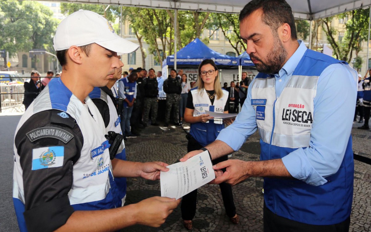 Governador Cláudio Castro avalia resultados da Segurança Pública