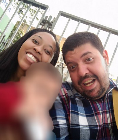 Na foto: Ayend Cristine Hammad e Samy Foaud Hammad - Reprodução/Redes Sociais