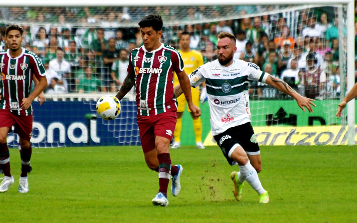 Curitiba, PR - Brasil - 01/05/2022 - Couto Pereira - GernᮠCano

Campeonato Brasileiro. 4ꠒodada. Jogo Fluminense x Coritiba.
 - MAILSON SANTANA/FLUMINENSE FC