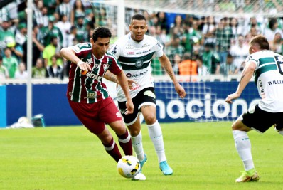 André é expulso no segundo tempo e Fluminense cede virada ao Coritiba no Couto Pereira