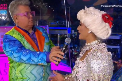 Milton Cunha se surpreende ao ouvir de porta-bandeira branca que ela 'se sente negra'