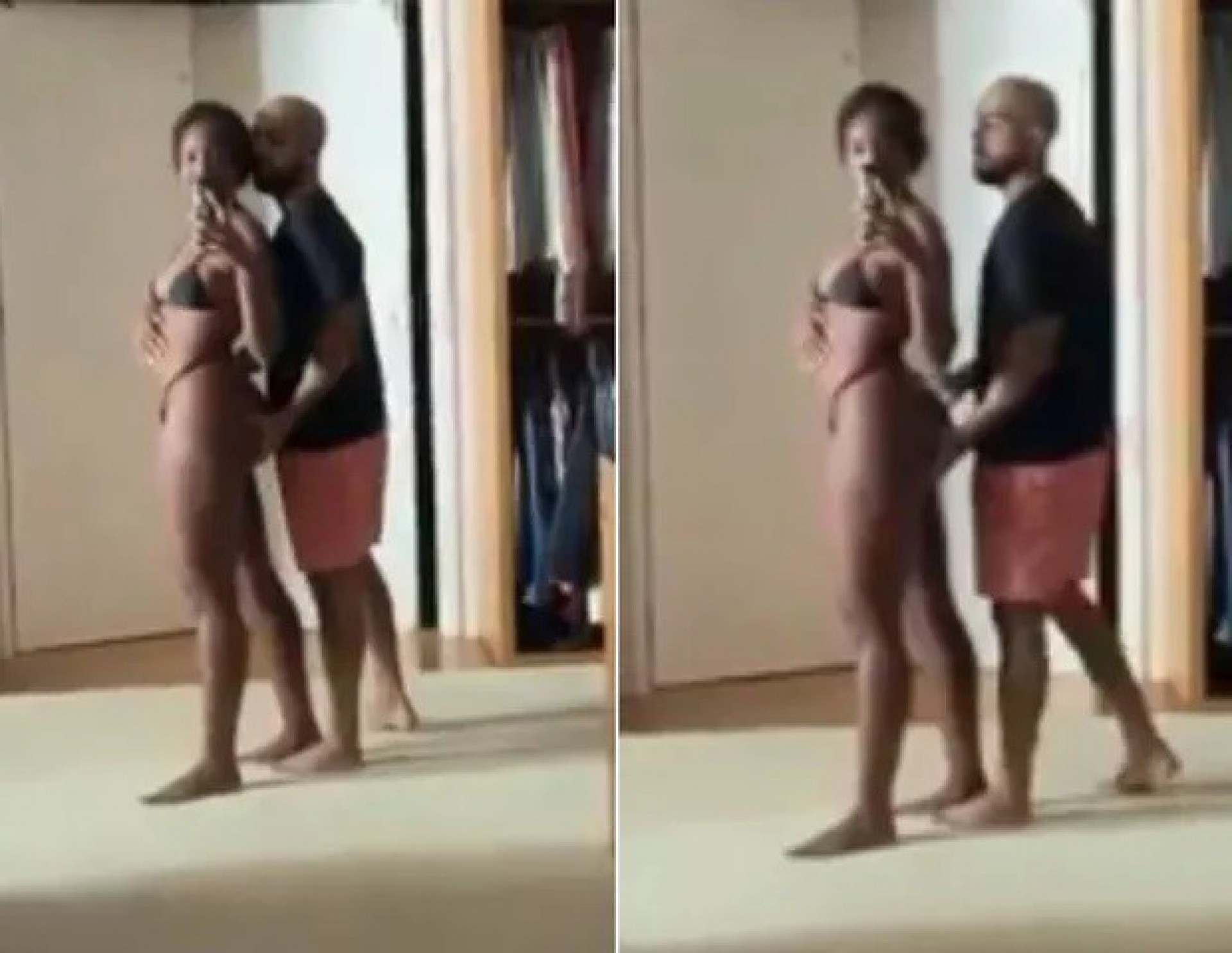 Iza e o marido, Sérgio Santos  - Reprodução / Instagram