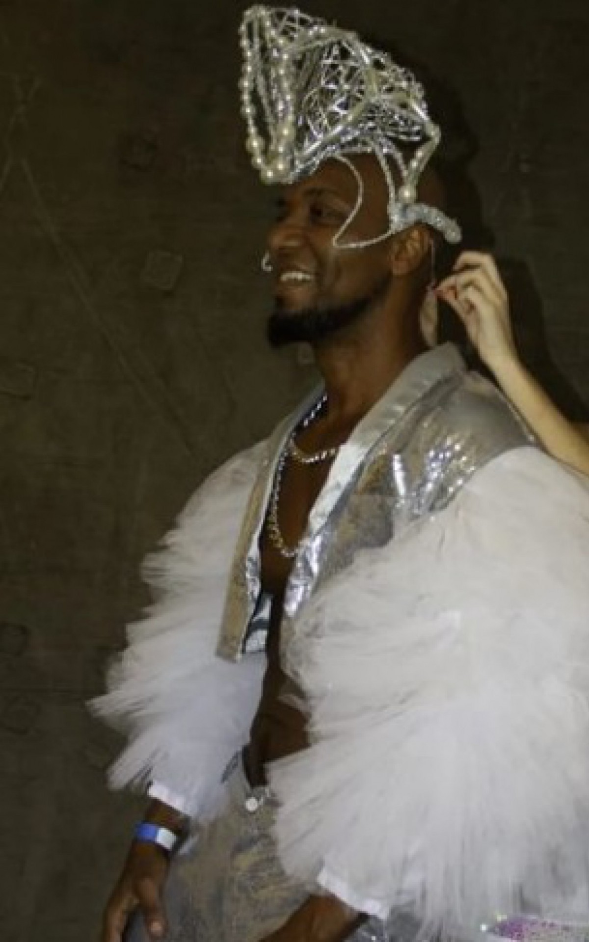 Babalorix&aacute; desfilou pela Beija-Flor